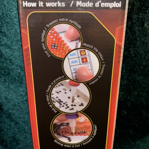 Star Wars Diamond Painting Kit. NEW. 16.3” x 18.3” Using Diamond Dotz. - Picture 5 of 10